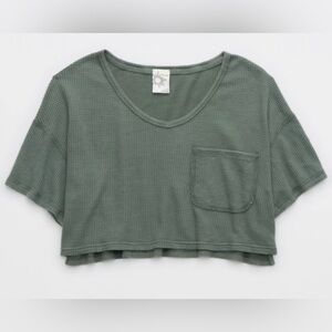 Aerie Offline oversized cropped tshirt